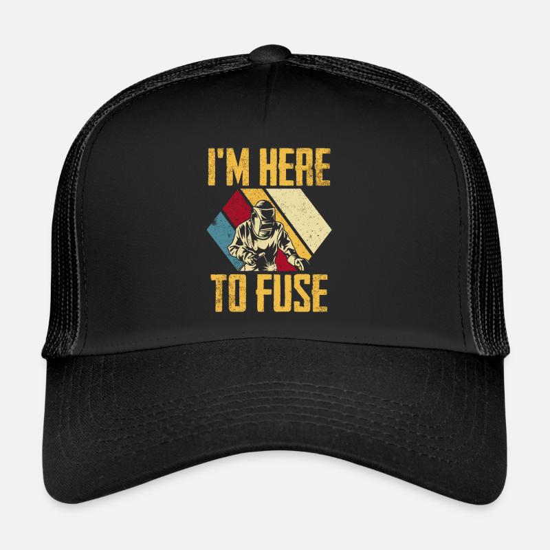 Schweißschweißarbeiterin Metallbearbeitungs Trucker Cap