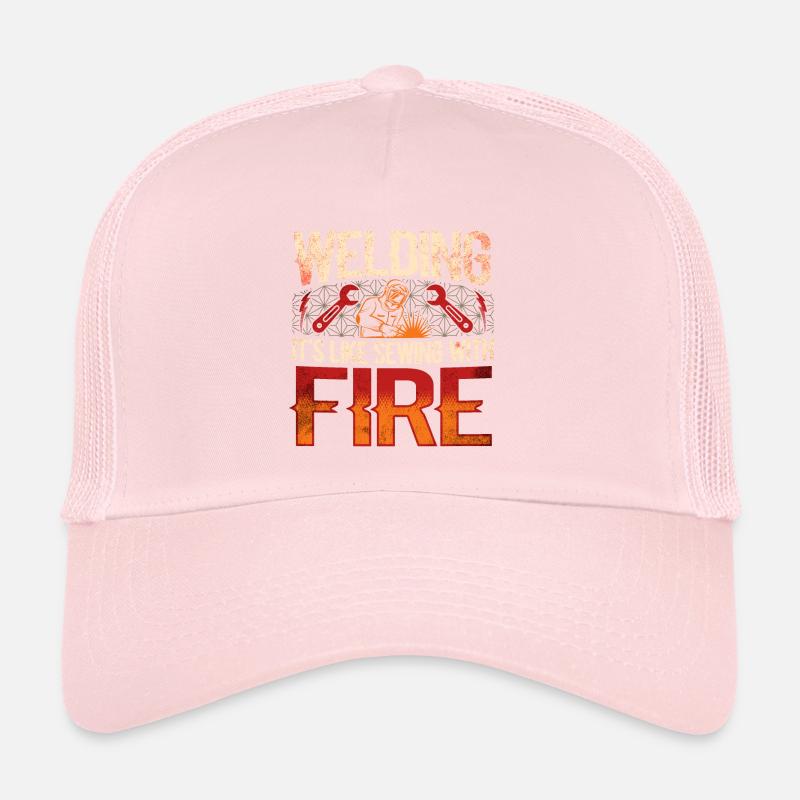 Schweißschweißarbeiterin Metallbearbeitungs Trucker Cap