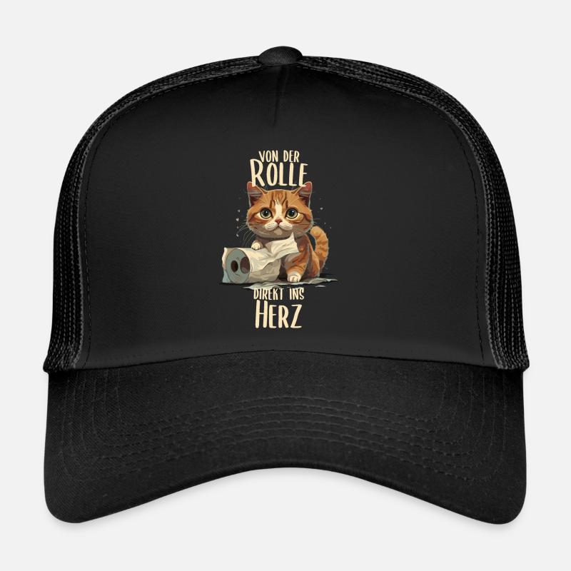 Verspieltes Kätzchen: Toilettenspaß Trucker Cap