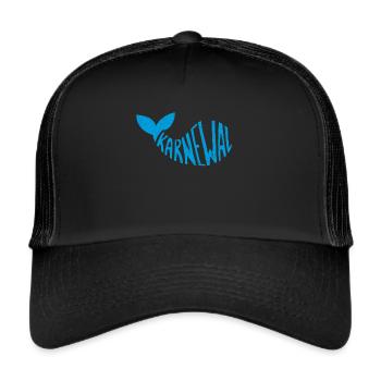 Karnewal Kölner Karneval Konfetti Kostümersatz - Trucker Cap - Schwarz/Schwarz - Vorne