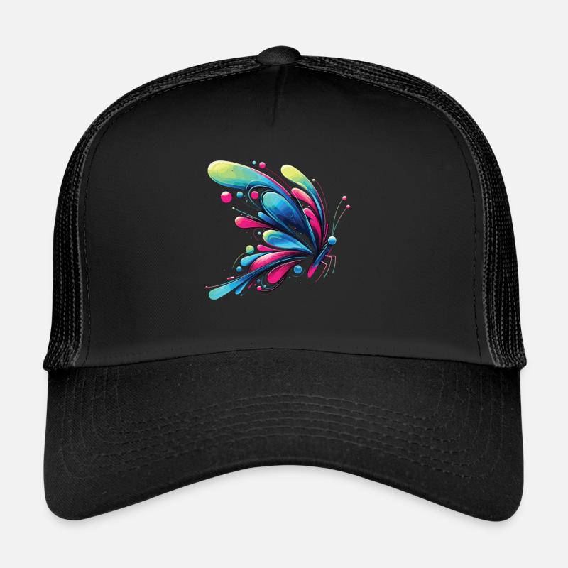 Dream Wings: Creative Butterfly Pattern Trucker Cap