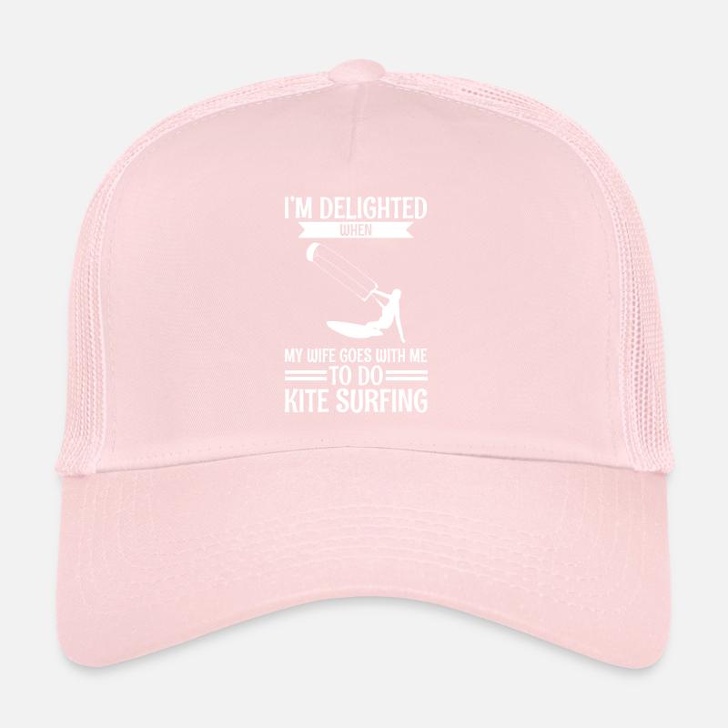 Kiteboarding Kitesurfer Kitesurfing Kiteboarder Trucker Cap