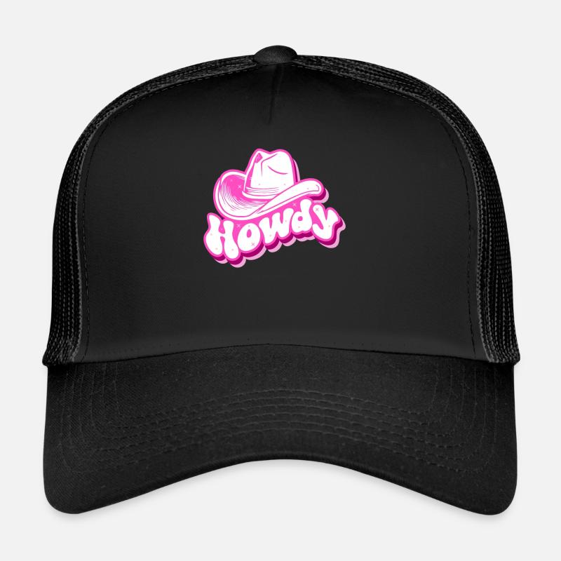Groovy Howdy Rodeo Pays de l’Ouest Casquette trucker 
