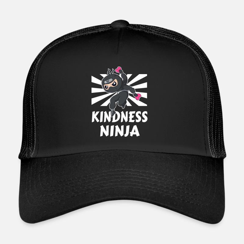 Anti-intimidation Ninja Soyez mignon Drôle Enfants Casquette trucker 