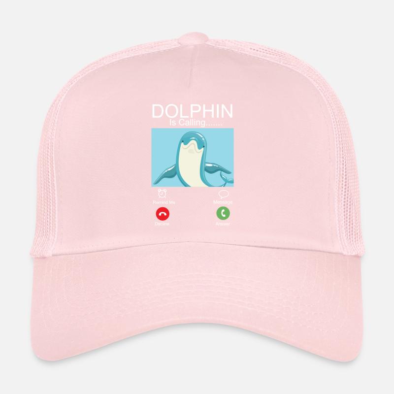 Dolphin Phone Display Dolphin Is Trucker Cap