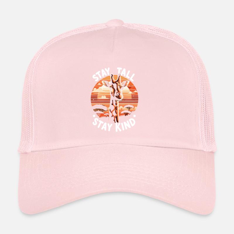 Restez debout Restez gentil - Giraffe Wisdom Casquette trucker 