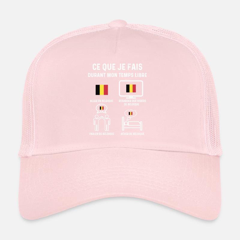 belgique temps libre cadeau Casquette trucker 