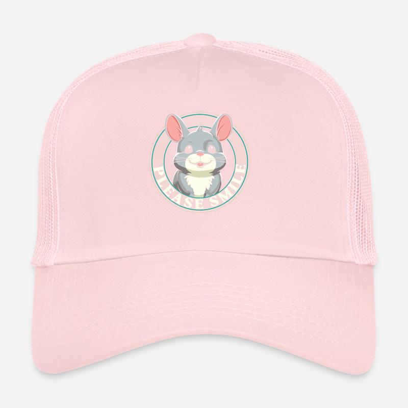 Chinchilla Mignon Juste Sourire Casquette trucker 