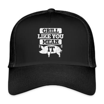 Grill Pork - Trucker Cap - black/black - Front