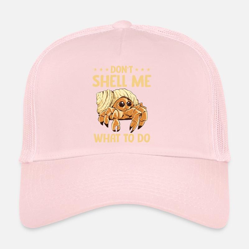Meerestier Meeresfrüchte Muscheln Einsiedlerkrebs Trucker Cap