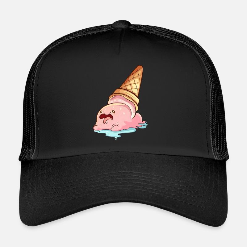 Kawaii Blobfisch Schmelzende Eiscreme Trucker Cap