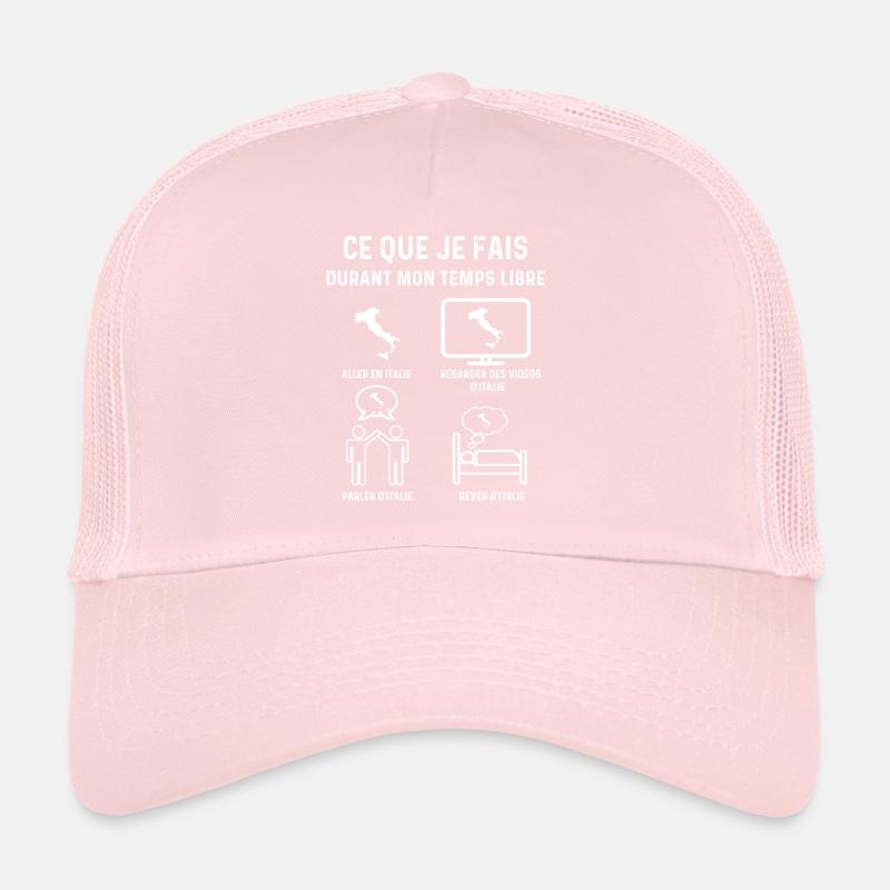 italie pays temps libre cadeau Casquette trucker 
