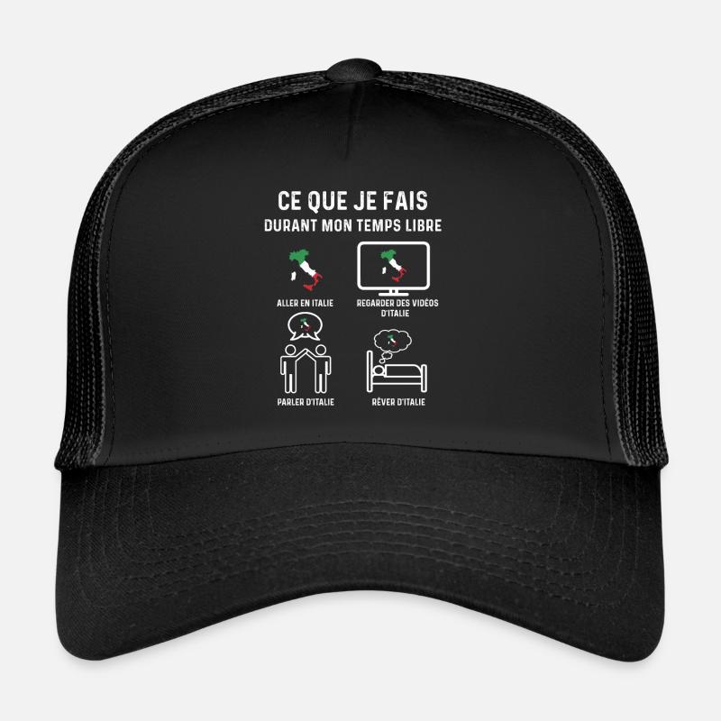 italie temps libre cadeau Casquette trucker 