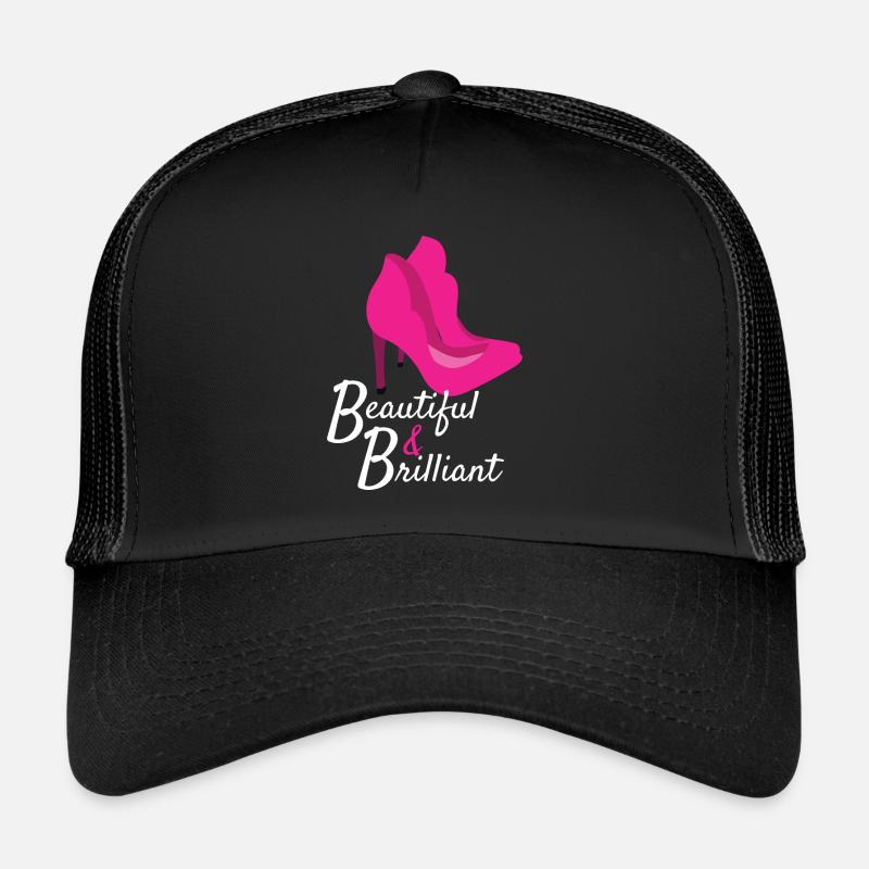 Belle et brillante mode de talons hauts Casquette trucker 