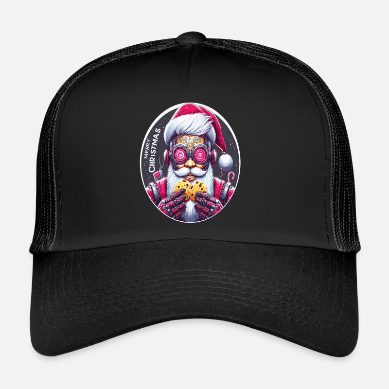 Weihnachtsmann Cyberpunk Trucker Cap