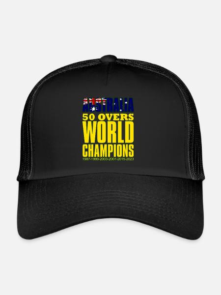Australia 50 Overs Cricket World Champions - Trucker Cap - black/black - Front
