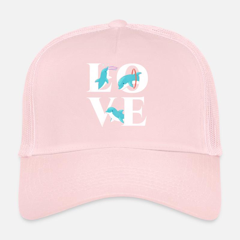 Dolphin Love Trucker Cap