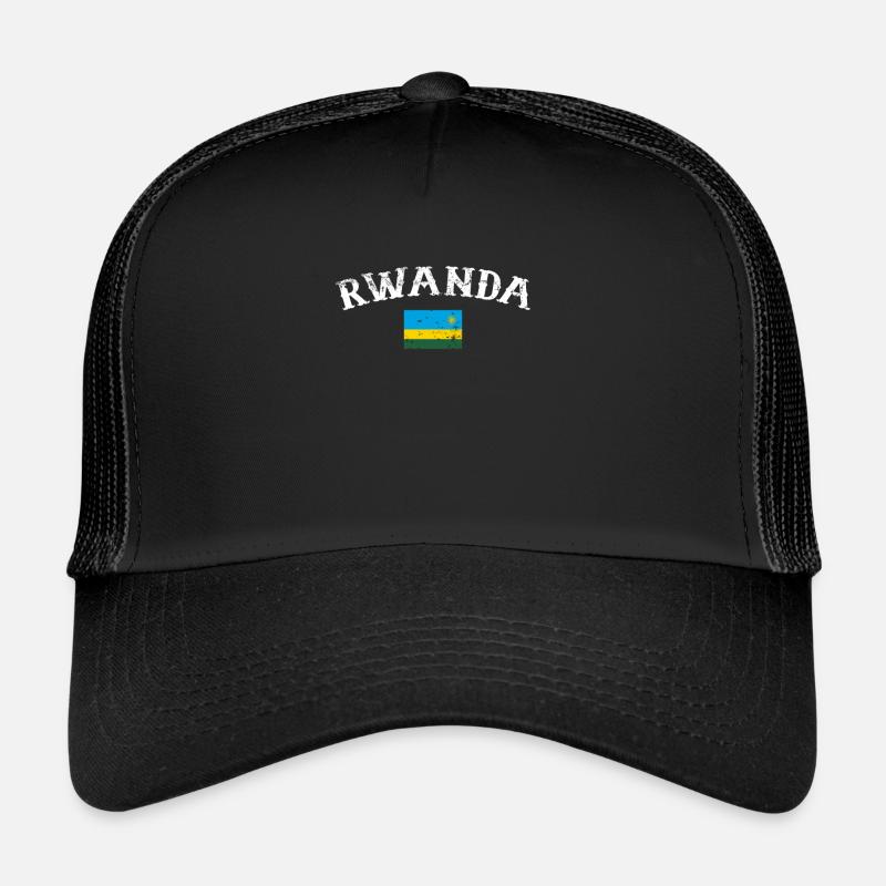 Rwanda Vintage drapeau rwandais rwandais Casquette trucker 