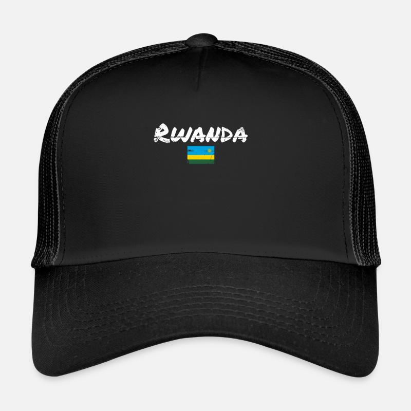 Rwanda Vintage drapeau rwandais rwandais Casquette trucker 