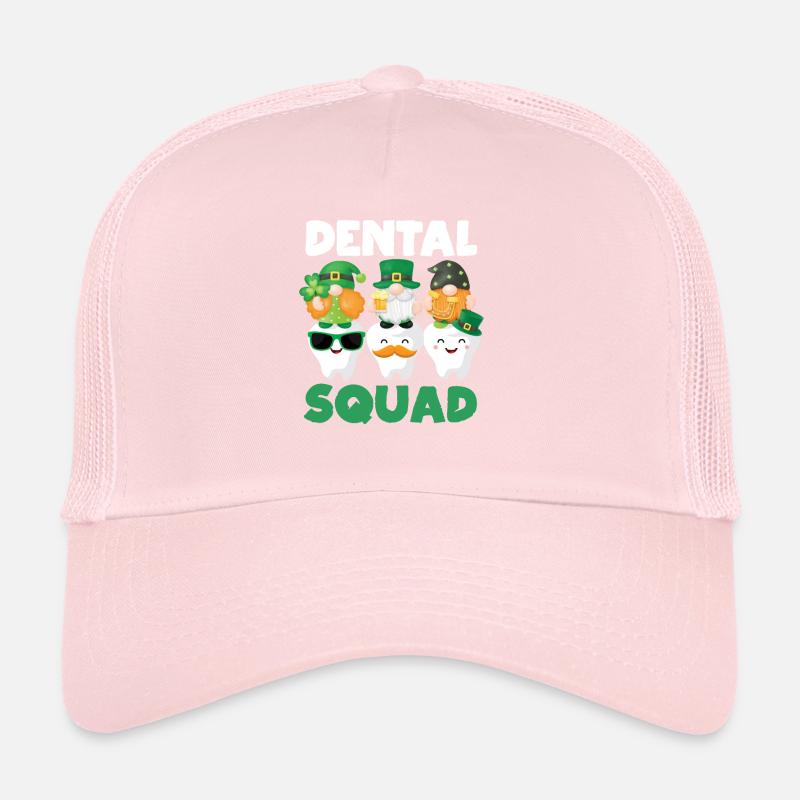 Dentaire Squad Dent Mignon Gnome Saint Patricks Casquette trucker 
