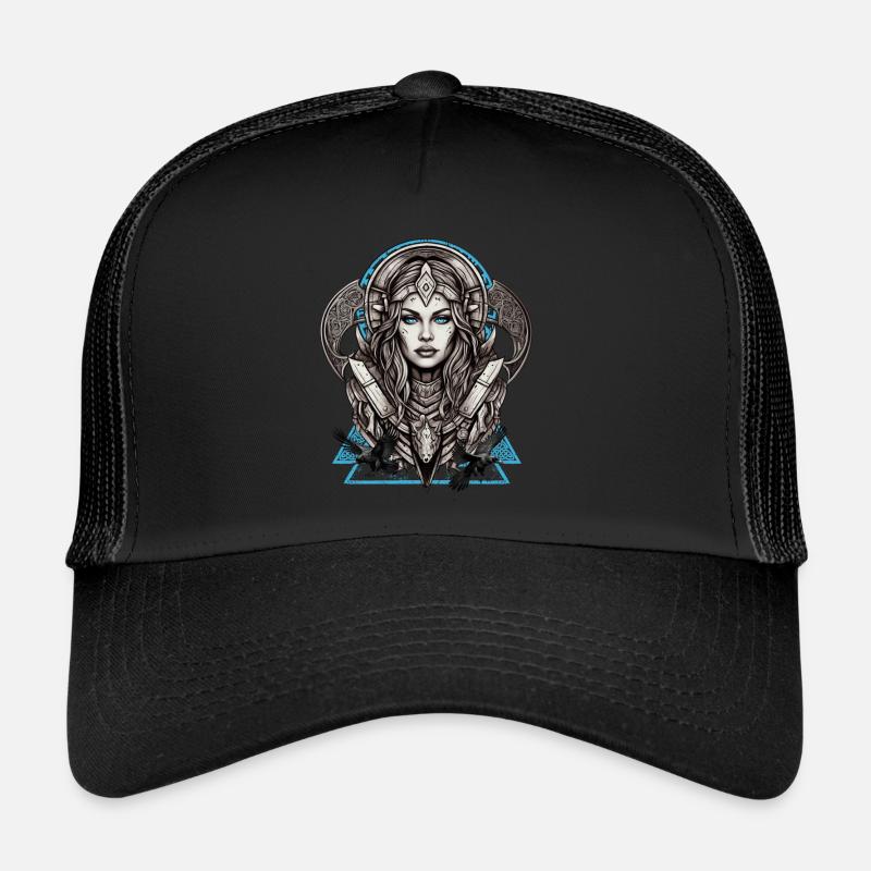 Mythology and Strength The Shieldmaiden Trucker Cap