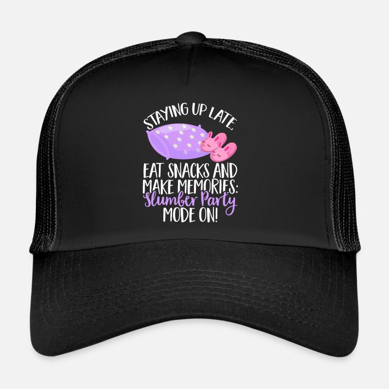 Soirée pyjama pyjama soirée pyjama Casquette trucker 