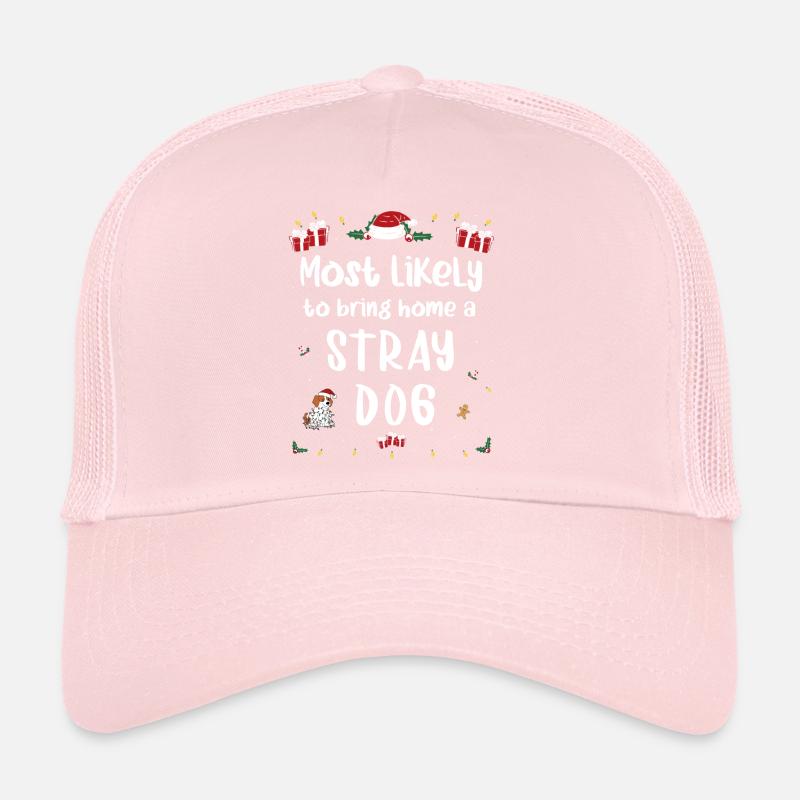 Le plus susceptible de ramener à la maison un Noël de chien errant Casquette trucker 