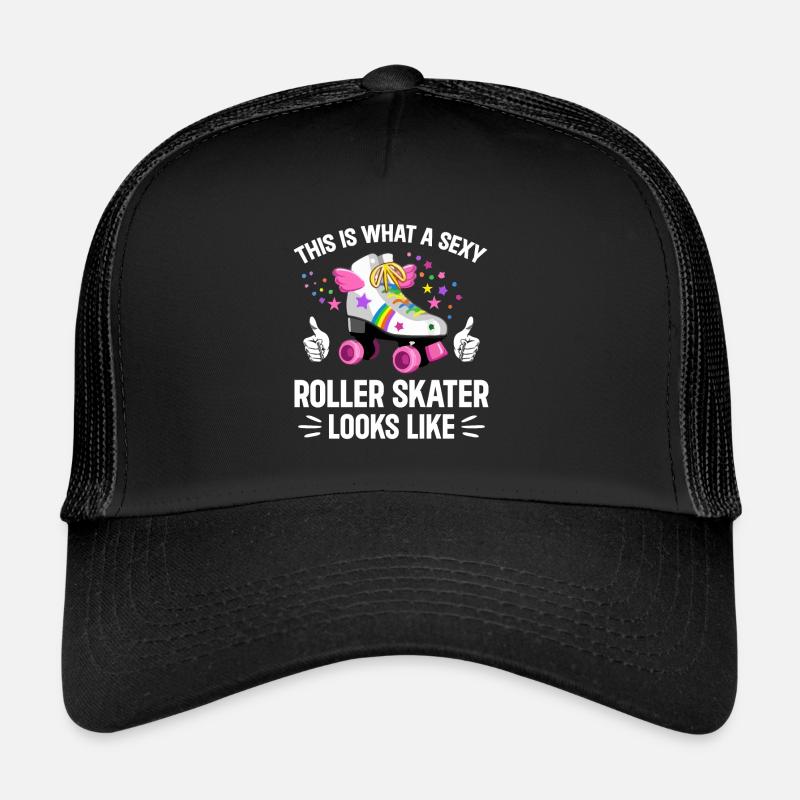 Roller Skating - Sexy Roller Skater Trucker Cap
