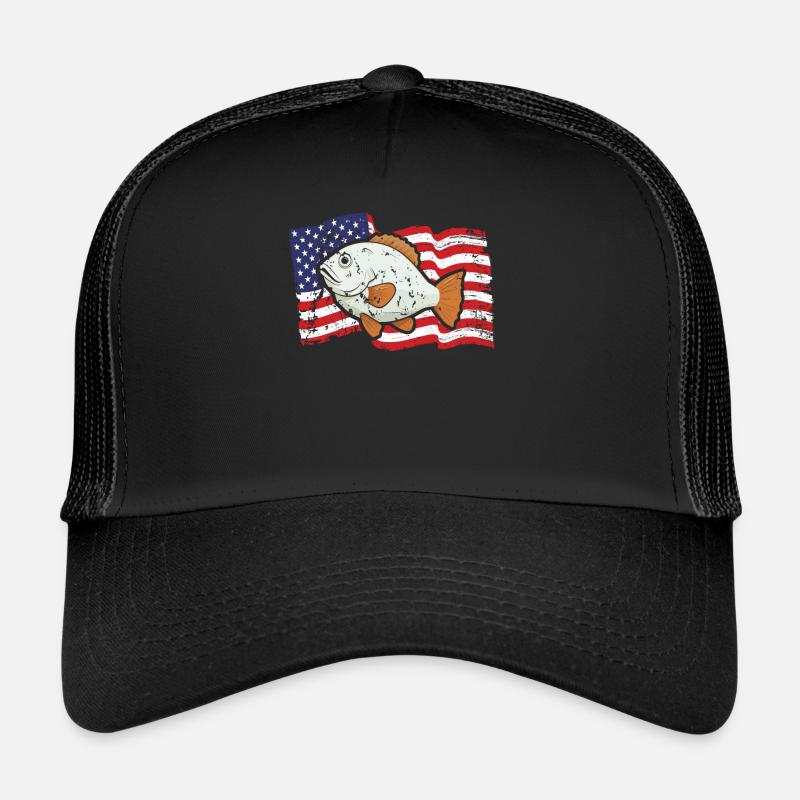 Pêche à la plie Pêche Attrapeur de pêche Plie d’été Casquette trucker 