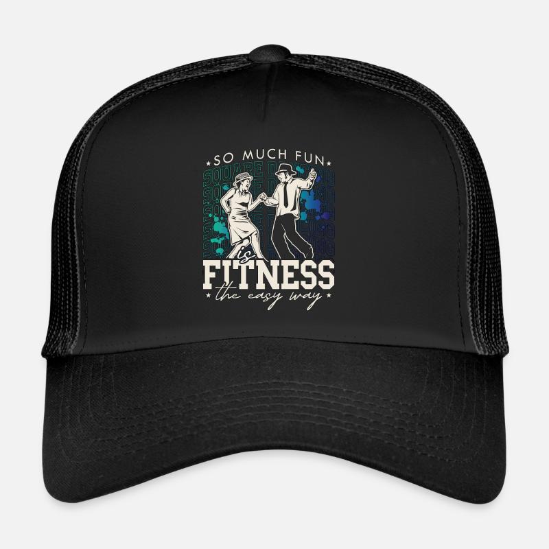 Square Dancing So Much Fun Square Western Dancing Trucker Cap