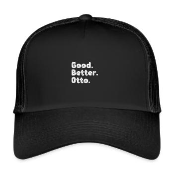 Good better Otto - Trucker Cap - black/black - Front