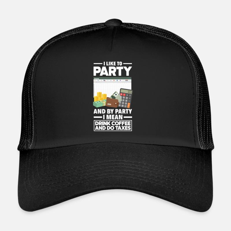 Funny Tax Advisor Accountant Gift Trucker Cap