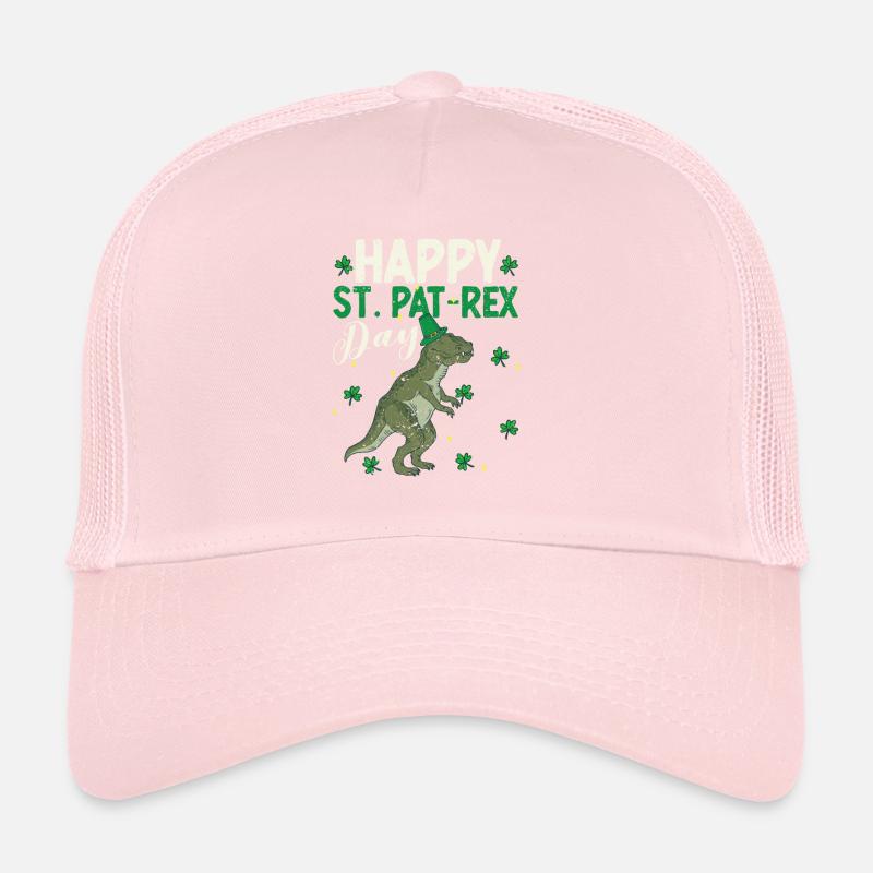 Glücklich St.Pat-Rex Tag Saint Patrick Dinosaurier Trucker Cap