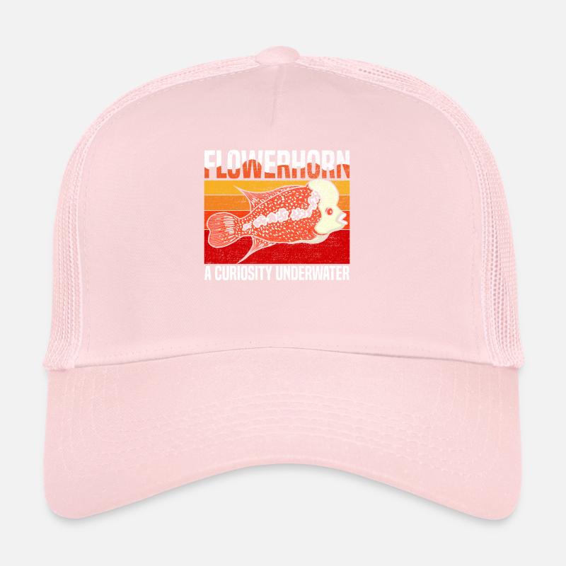 Flowerhorn Fish Lover Poisson d’aquarium d’eau douce Casquette trucker 