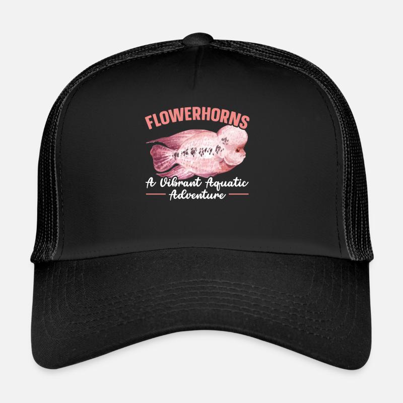 Flowerhorn Fish Lover Poisson d’eau douce d’aquarium Casquette trucker 