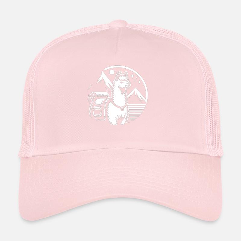 Lama de randonnée simple : Montagnes en vue Casquette trucker 