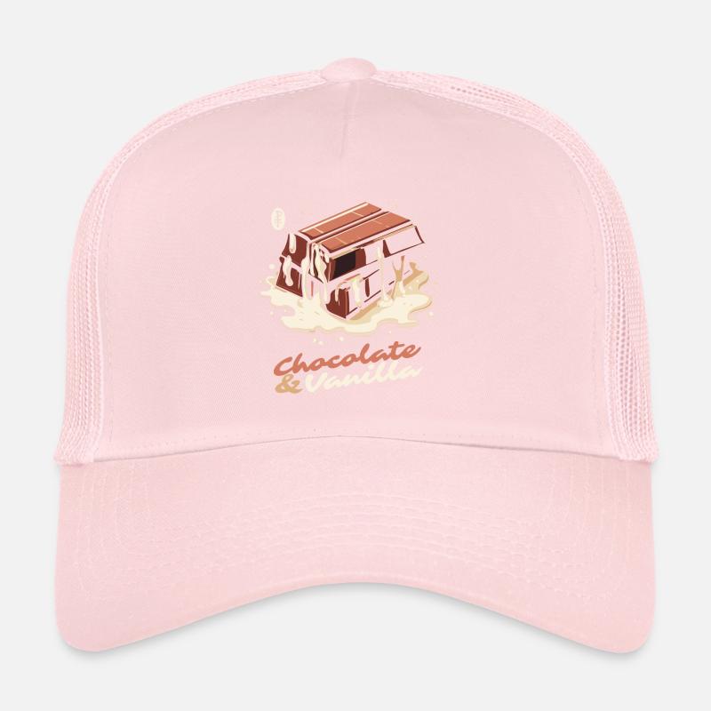 Chocolat et vanille Casquette trucker 