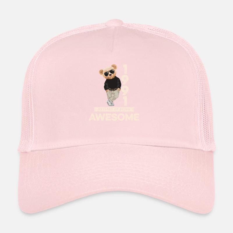 1991 Geburtstag Teddy Bär Being Awesome Orignal Trucker Cap