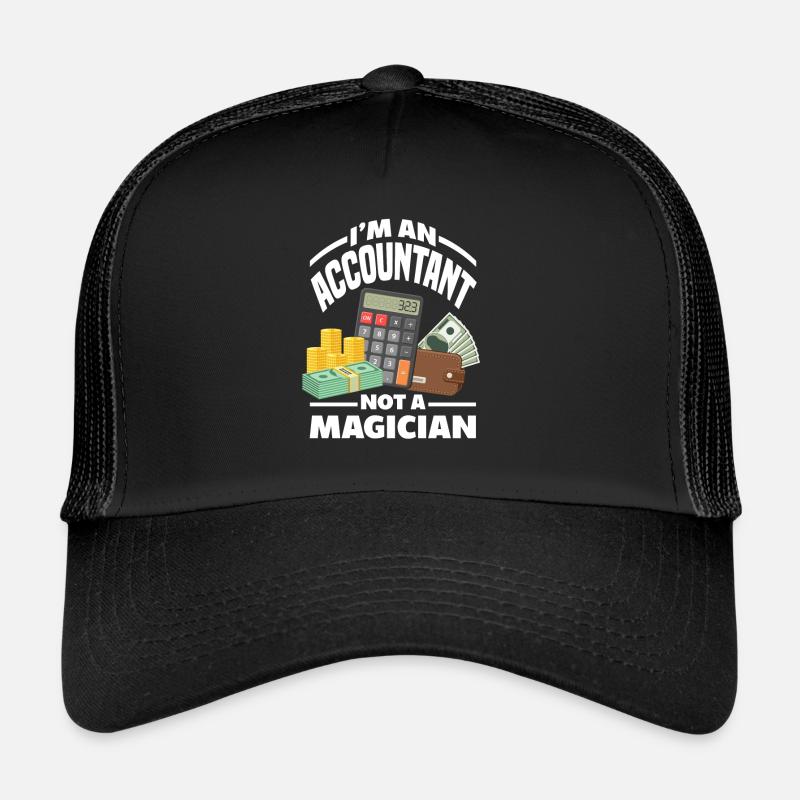 Funny Tax Advisor Accountant Gift Trucker Cap