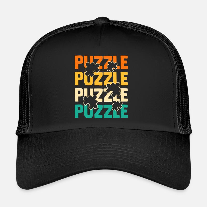 Puzzlefan Puzzler Puzzleteile Puzzle Trucker Cap