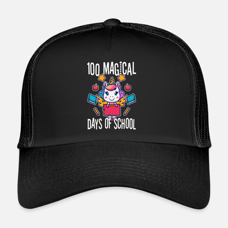 Happy 100 Days of Magical Learning Trucker Cap