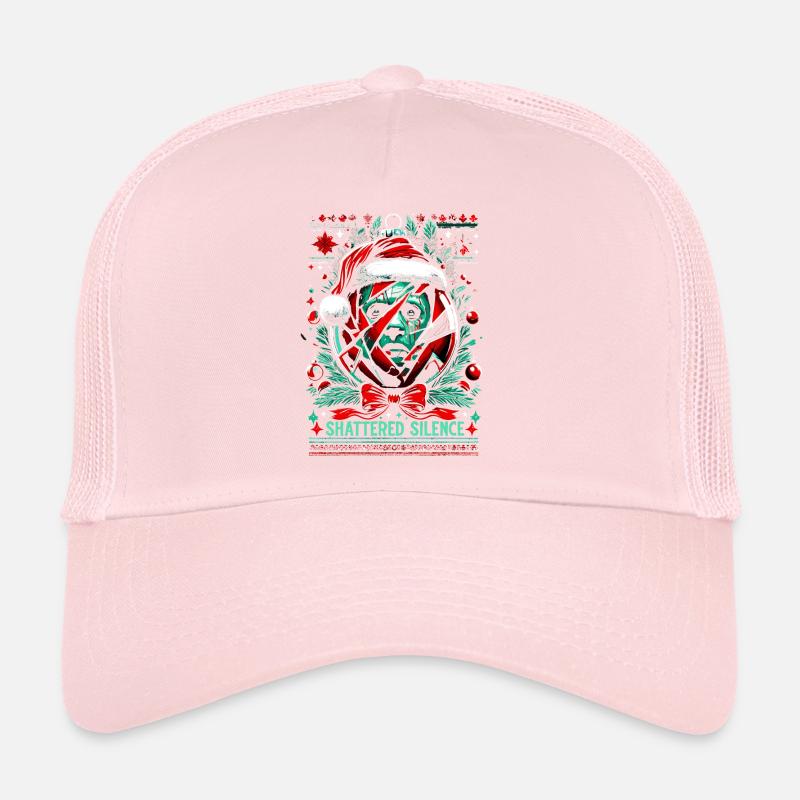 Shattered Silence Christmas Ball Horror Slasher Trucker Cap