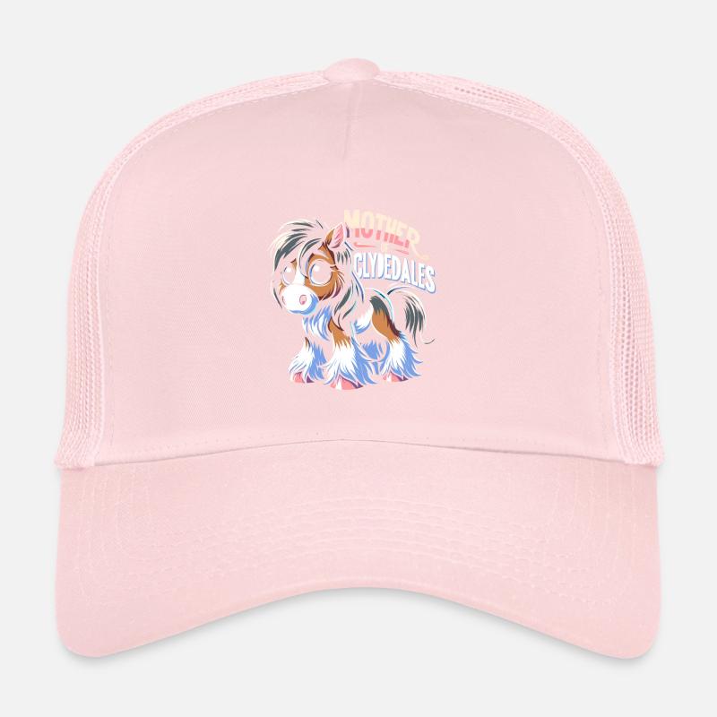 Amateurs de chevaux de trait race de cheval géant Clydesdale Casquette trucker 