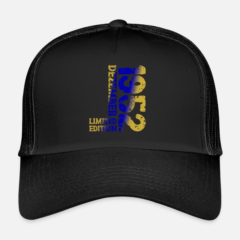 1952 Dezember Limited Edition 71. Geburtstag Deko Trucker Cap