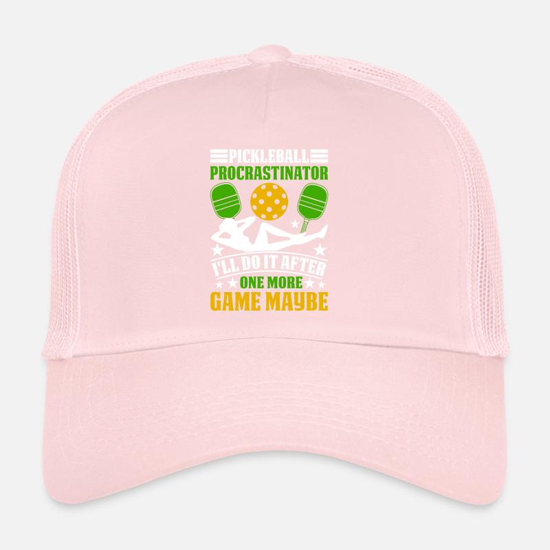 Procrastinateur de pickleball - Je le fais après Casquette trucker 