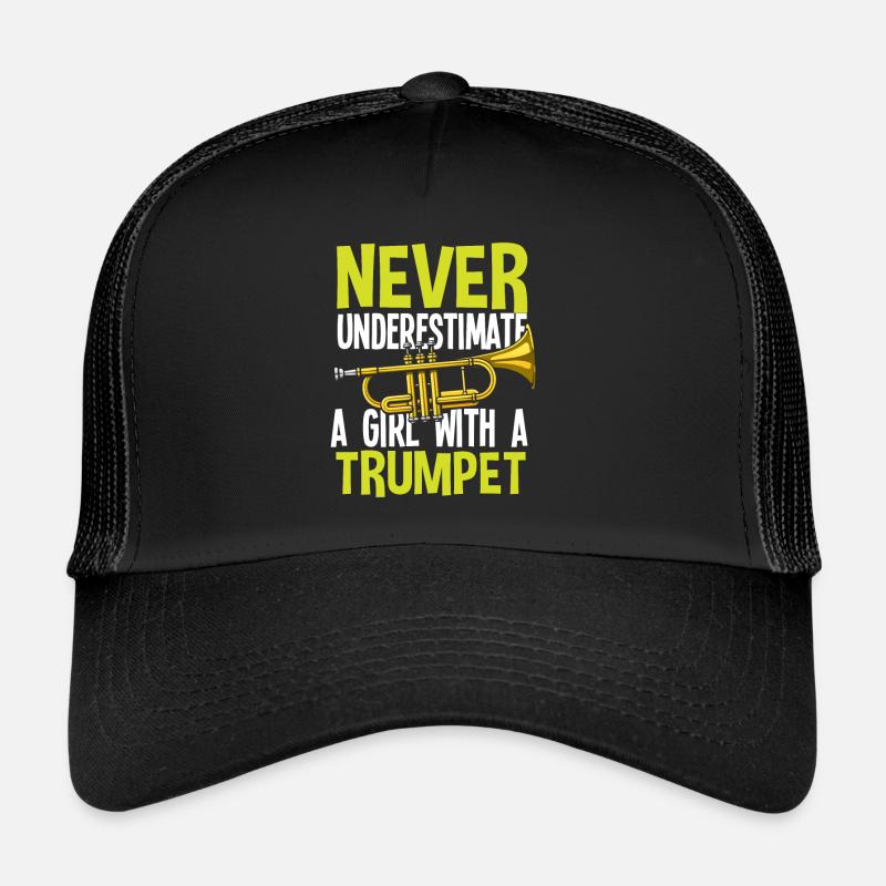 Trompete Trompeter Trompeten Spieler Trucker Cap