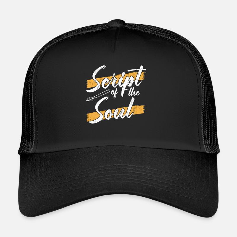 Calligraphie arabe Calligraphie écriture lettrage Casquette trucker 