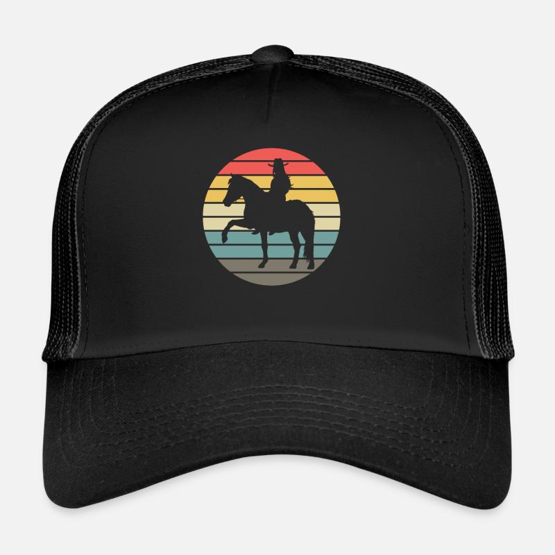 Romantic Rider Sunset Look Trucker Cap