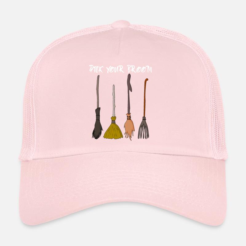 Sorcière Sorcellerie Balai de sorcière Halloween Casquette trucker 
