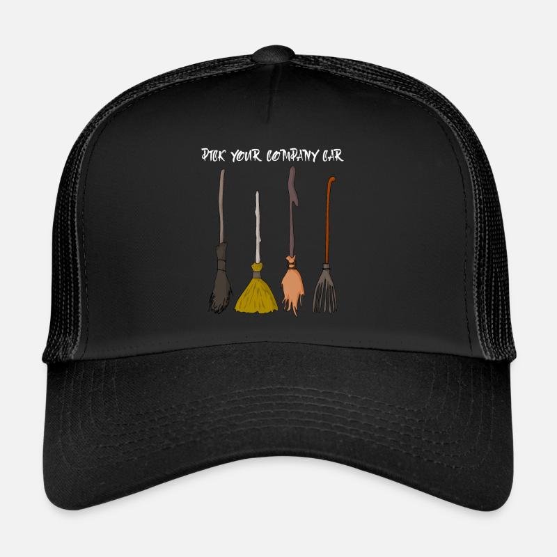 Balai de sorcière Halloween sorcière sorcellerie Casquette trucker 